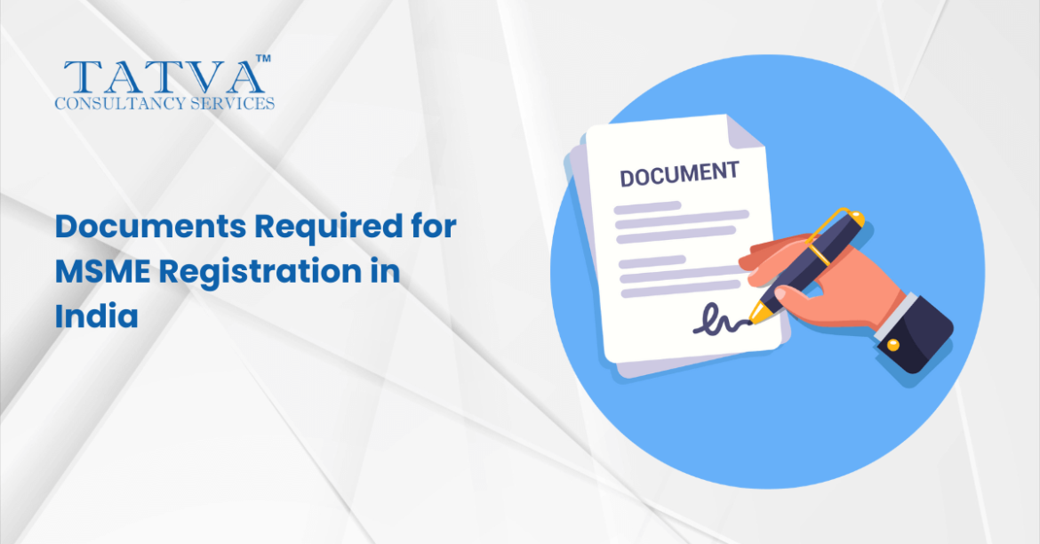 Documents Required for MSME Registration in India